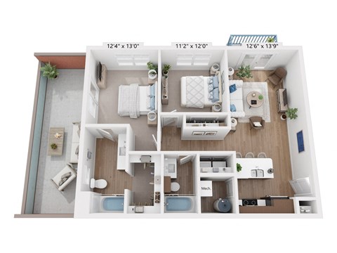 11321 South Grandville Ave. 1-3 Beds Apartment for Rent - Photo Gallery 40